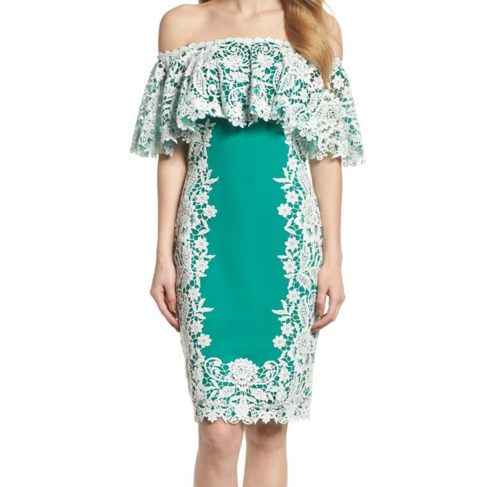 Tadashi Shoji Off-Shoulder Dress